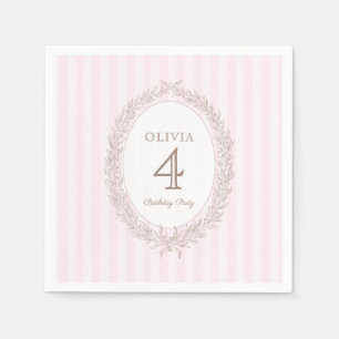 Bonjour Bebe Franse Patisserie Verjaardagsfeestje  Servet