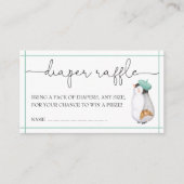 Bonjour Bebe Gender Neutral Diaper Raffle Informatiekaartje (Voorkant)