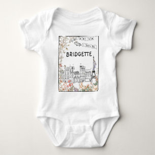 Bonjour Bebe Genderneutraal Baby shower Gift Romper