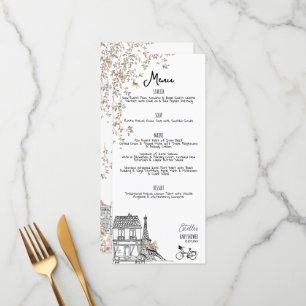 Bonjour Bebe Genderneutraal Baby shower Menu