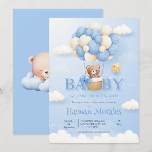 Bonjour Bébé Invitation à l'arrivée de Bébé dans