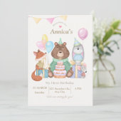Bonjour Bébé | Invitation de Bienvenue pour Bébé a (Debout devant)