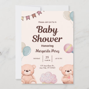 Bonjour Bébé Invitation pour une Douce Célébrati