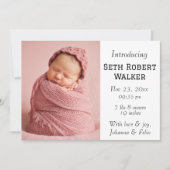 Bonjour, Bébé! : Notre Precious Bundle de la carte (Devant)