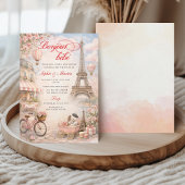 Bonjour Bébé Paris Baby Shower Invitation