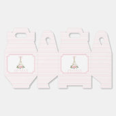 Bonjour Bebe Paris Frans-Roze Eiffel Baby shower Bedankdoosjes (Ongevouwen)