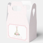 Bonjour Bebe Paris Frans-Roze Eiffel Baby shower Bedankdoosjes (Open)
