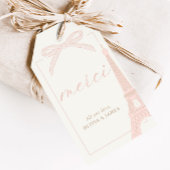 Bonjour Bébé Pink Paris Eiffel Baby Shower Favor Cadeaulabel