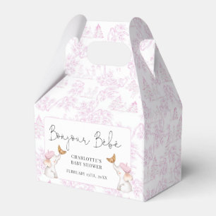 Bonjour Bebe Romantic French Girl Baby shower Bedankdoosjes