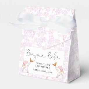 Bonjour Bebe Romantic French Girl Baby shower Bedankdoosjes