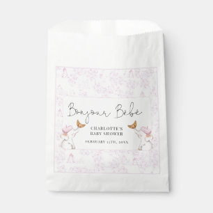 Bonjour Bebe Romantic French Girl Baby Shower   Bedankzakje