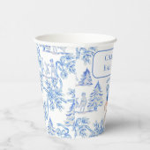 Bonjour Bebe Romantic French Girl Baby shower Pap Papieren Bekers (Rechts)