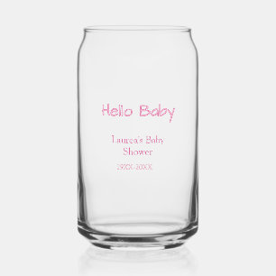 bonjour bébé rose pastel tendance nom date baby sh