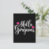 Bonjour belle carte postale (Debout devant)