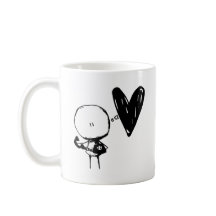 Bonjour Belle - Je vous aime Mug de café