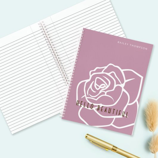 Bonjour Belle - Moderne Chic Rose Carnet