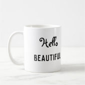 Bonjour Belle Mug de café (Gauche)