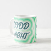 Bonjour, Belle Mug De Café De Nuit (Devant gauche)
