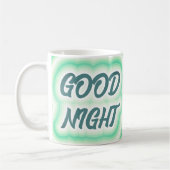 Bonjour, Belle Mug De Café De Nuit (Gauche)