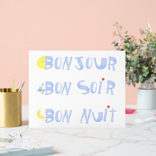 Bonjour Bonjour Bonne Journée Bonne Nuit Bon Soir