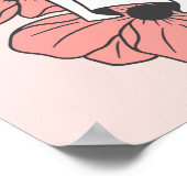 Bonjour BOOtiful Halloween Poster d'Art Mur (Coin)