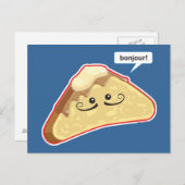 Bonjour. Briefkaart (Voorkant / Achterkant)