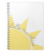 bonjour carnet de soleil (Devant)