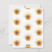 Bonjour Carte de la Saint-Valentin Sunshine (Dos)