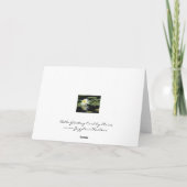 Bonjour carte de voeux (Dos)