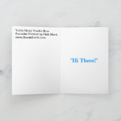 Bonjour ! Carte de voeux pour oiseaux Parrotlet Pa (Intérieur)