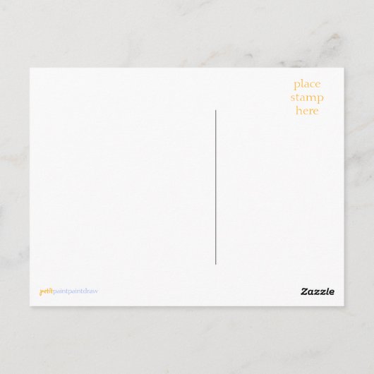 Bonjour carte postale (Dos)