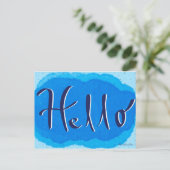 Bonjour carte postale (Debout devant)