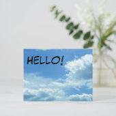 Bonjour ! Carte postale (Debout devant)