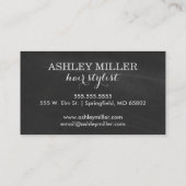 Bonjour Cartes de visite de tableau de bord modern (Dos)