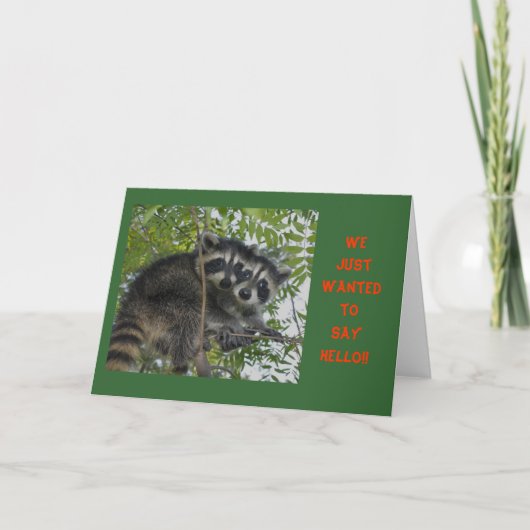 Bonjour cartes pour notes (Devant)