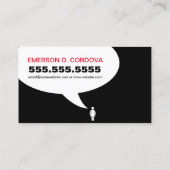 bonjour, c'est moi que tu cherches ? cartes de vis (Dos)