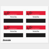 Bonjour cet article appartient à Name Stickers (Feuille)
