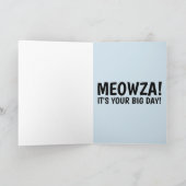 BONJOUR CHAT DE L'ANNIVERSAIRE CARTES (Intérieur)