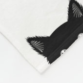 Bonjour Chats 60x80 Couverture polaire (Coin)