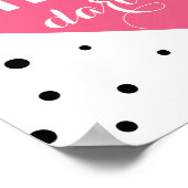 Bonjour, chérie | Poster de voeux Pois (Coin)