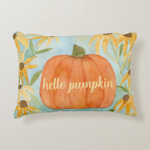 Bonjour Citrouille Automne Coussin Automne Pillow 