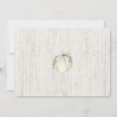 Bonjour Citrouille Autumn Photo Faire-part de nais (Dos)