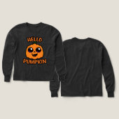Bonjour Citrouille mignon Halloween Jack-O-Lantern (Motif recto et verso)