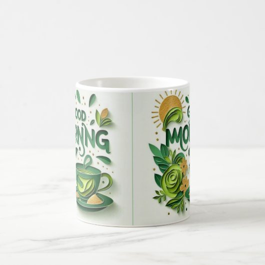 Bonjour classique Mug (Centre)