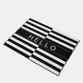 Bonjour compensez le tapis de porte rayé (Incliné)