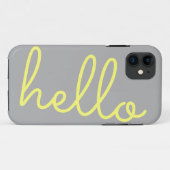 Bonjour coque iphone (Dos (Horizontal))