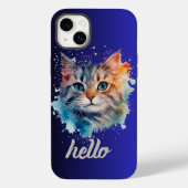 Bonjour Coque iphone de chat (Verso)