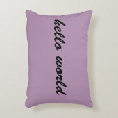 Bonjour coussin mondial (Devant(Vertical))