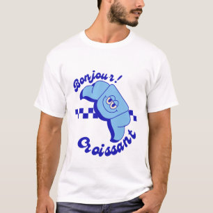 Bonjour croissant t-shirt