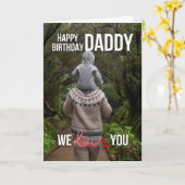 BONJOUR D'ANNIVERSAIRE DE LA CARTE DADDY PHOTO ET  (Fleur jaune)